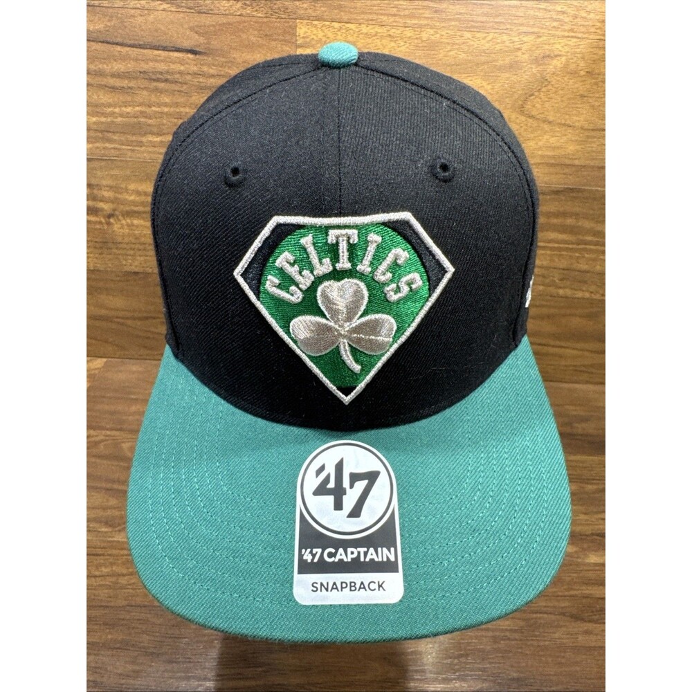 Boston Celtics NBA ‘47 Brand Adjustable Hat 75th Anniversary OSFA NEW